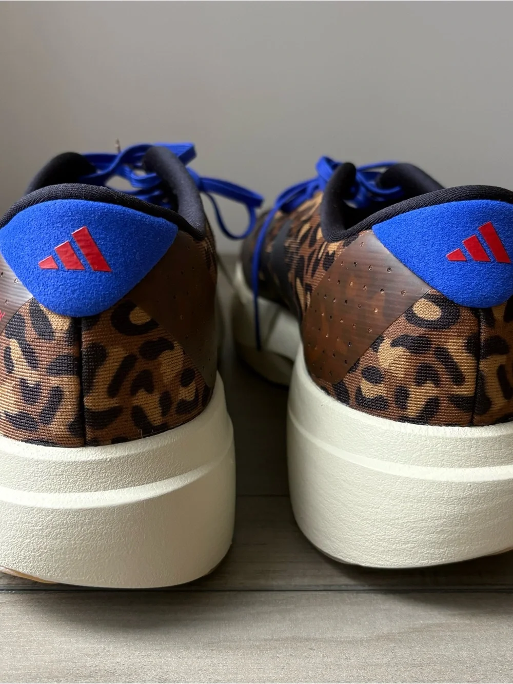 Adidas adiZero Evo SL “Preloved Brown” Leopard Running Shoes JS4493 Men’s 13